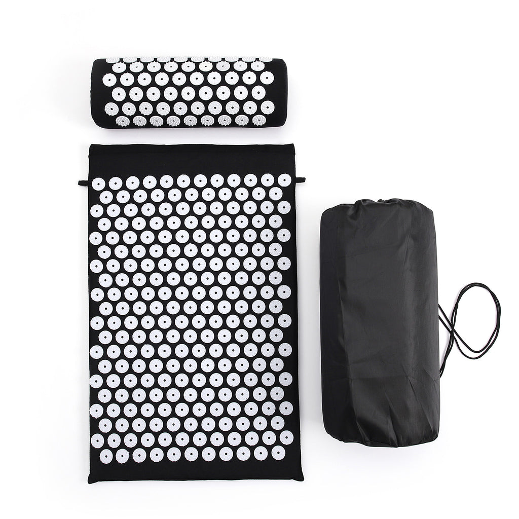 Acupressure Mat and Pillow for Intense Toxin Removal and Body Therapy