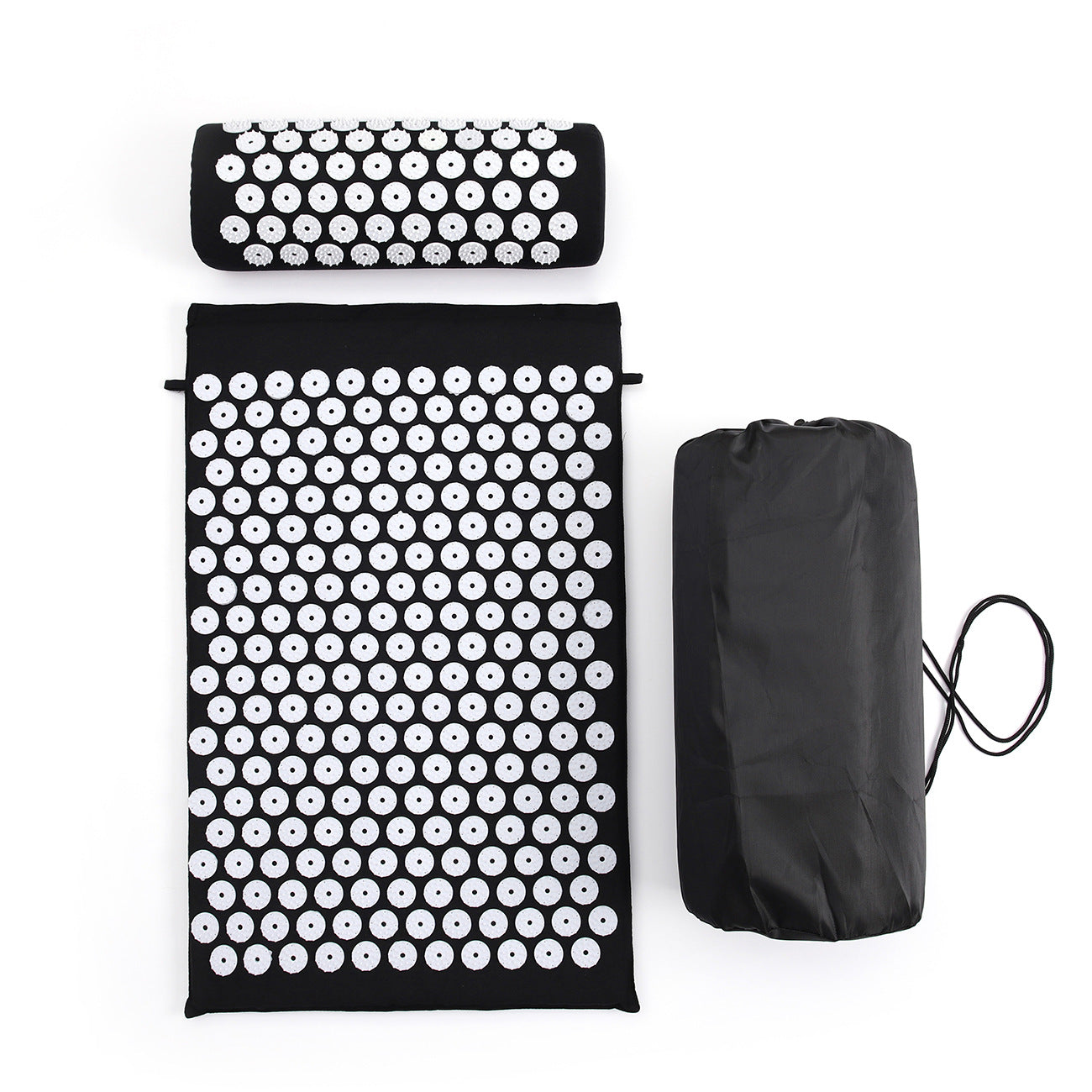 Acupressure Mat and Pillow for Intense Toxin Removal and Body Therapy