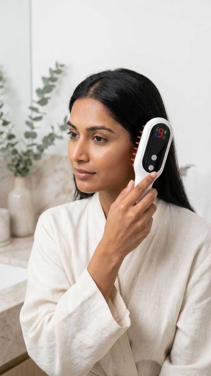 LED Scalp Massage Brush for Instant Hair Growth