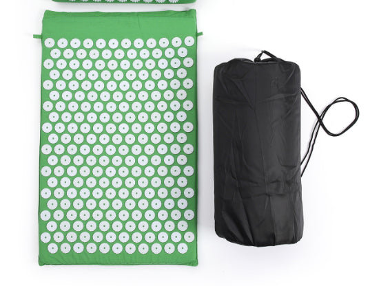 Acupressure Mat and Pillow for Intense Toxin Removal and Body Therapy