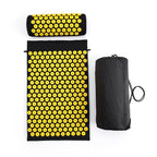 Acupressure Mat and Pillow for Intense Toxin Removal and Body Therapy