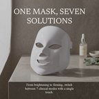 7-Colour LED Light Therapy Face Mask | Anti-Aging, Acne & Skin Rejuvenation | Professional Photon Treatment | Spa-Grade Beauty Device