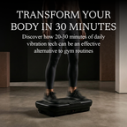 High Frequency Vibration Plate Exercise Machine With Resistant Bands & Remote Control Weight Loss & Fat Burning