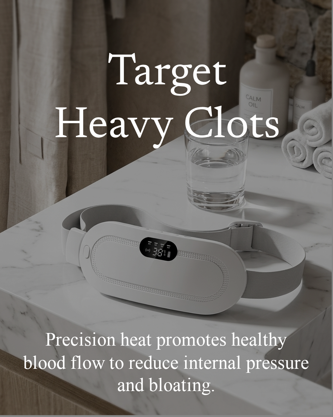 Menstrual Heating Smart Device For Relief from Cramps | Abdominal Massager