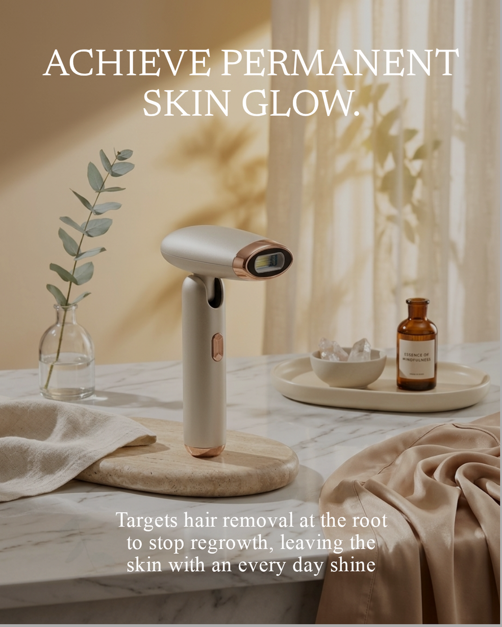 Foldable IPL Laser Hair Removal For Full Body Use