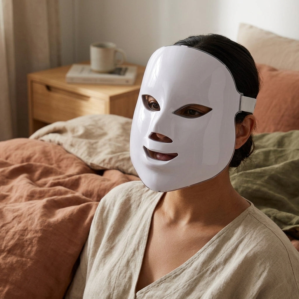 7-Colour LED Light Therapy Face Mask | Anti-Aging, Acne & Skin Rejuvenation | Professional Photon Treatment | Spa-Grade Beauty Device