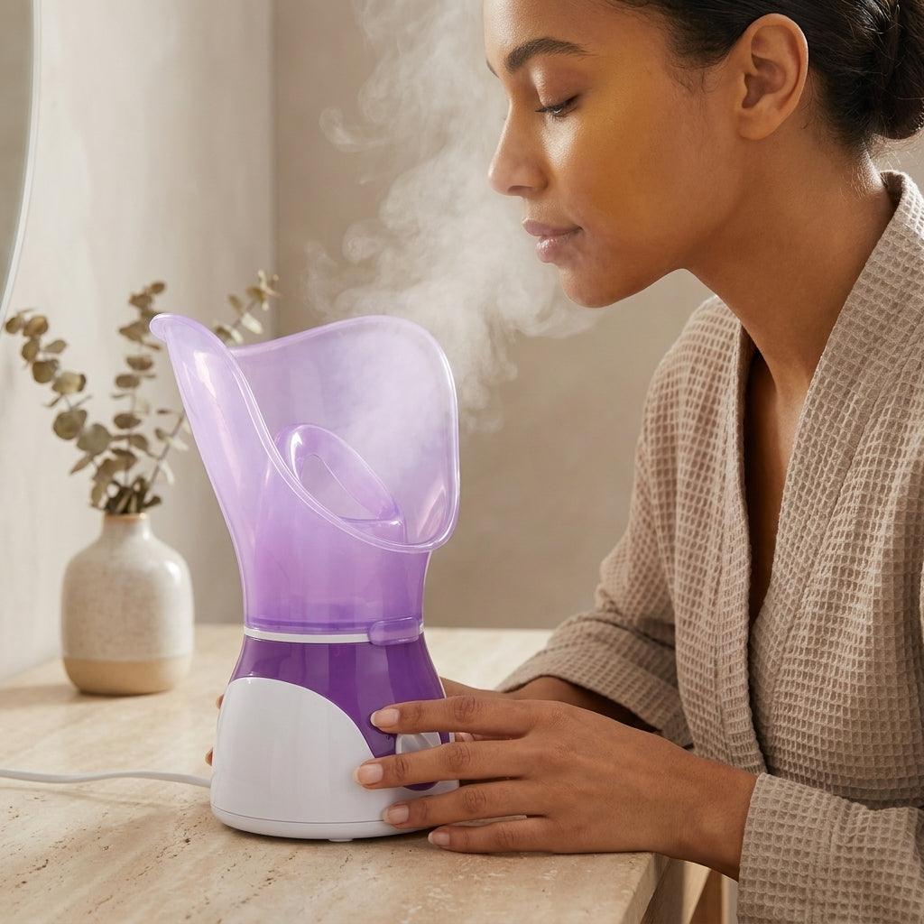Facial Steamer Machine for Skin Cleansing and Sauna Treatment